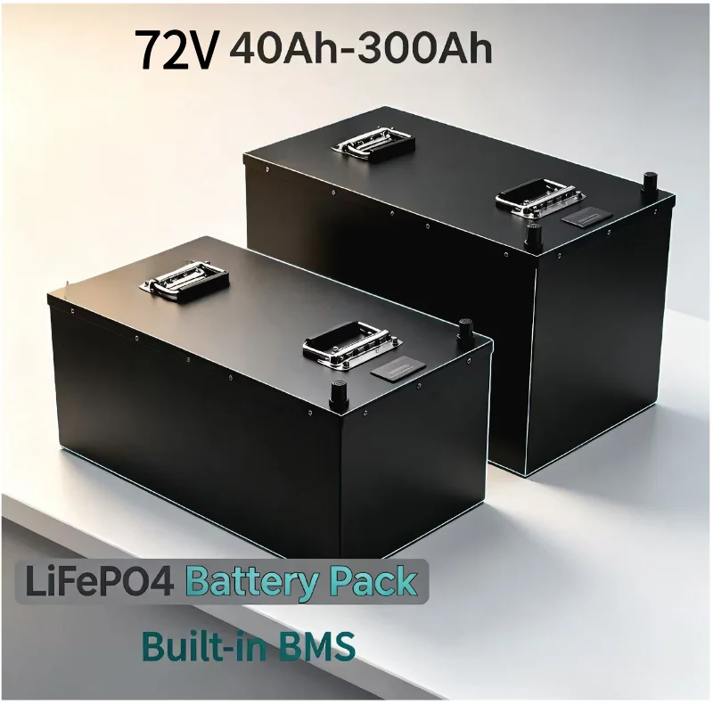 72V 40Ah Lifepo4 Battery Pack - ชุดแบตเตอรี่ลิเธียมไอออนฟอสเฟต 72V ความจุหลากหลายตั้งแต่ 40Ah ถึง 300Ah