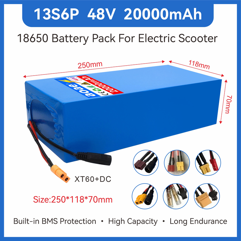 แบตเตอรี่สกู๊ตเตอร์ไฟฟ้า 48V 1 - 60V 50Ah Electric Scooter Battery บทวิจารณ์และราคา