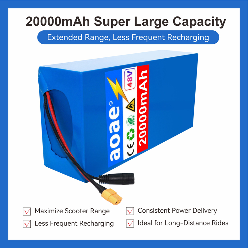 แบตเตอรี่สกู๊ตเตอร์ไฟฟ้า 48V 1 - 60V 50Ah Electric Scooter Battery บทวิจารณ์และราคา
