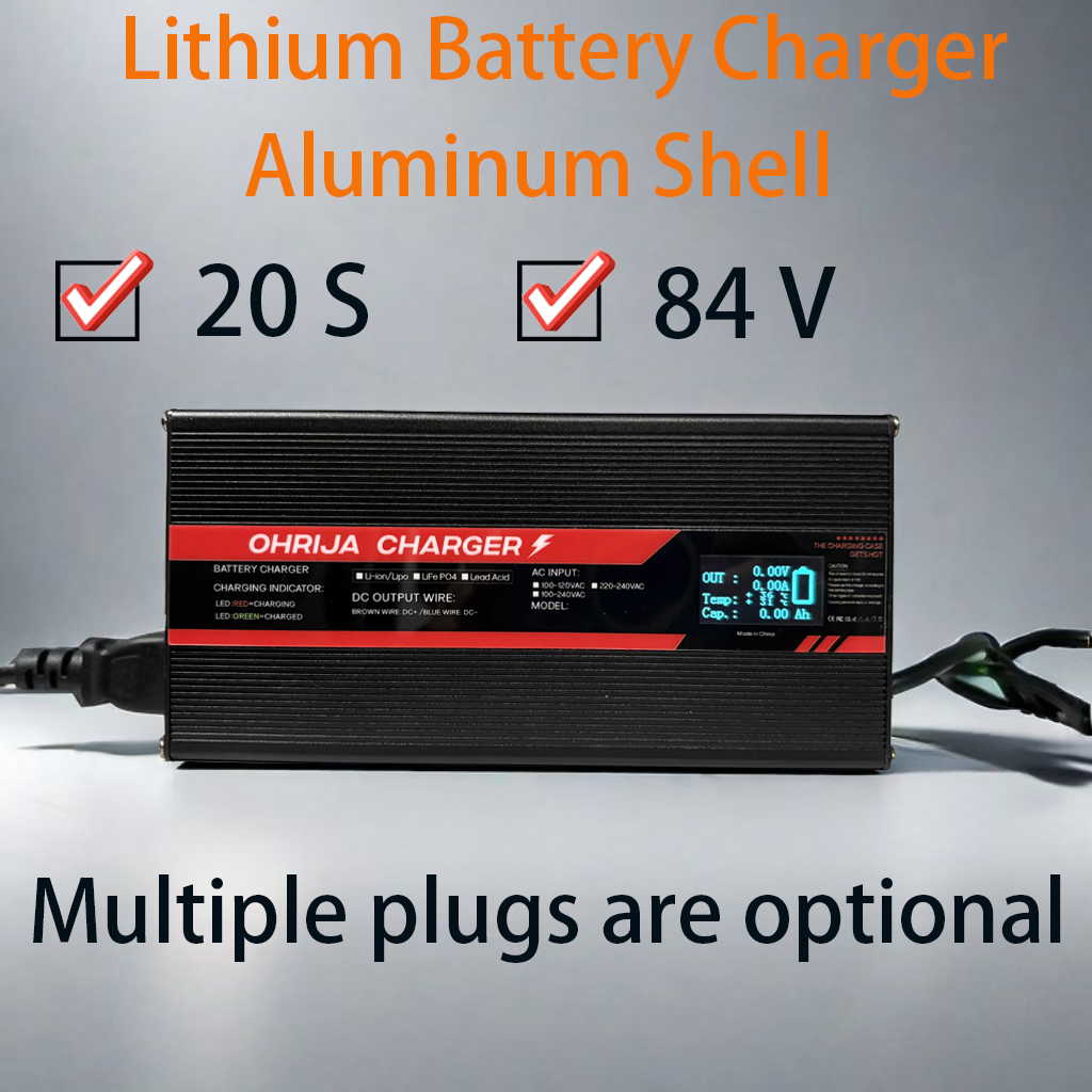 เครื่องชาร์จแบตเตอรี่ลิเธียม 8 - 84V 20A Smart Charger บทวิจารณ์และราคา