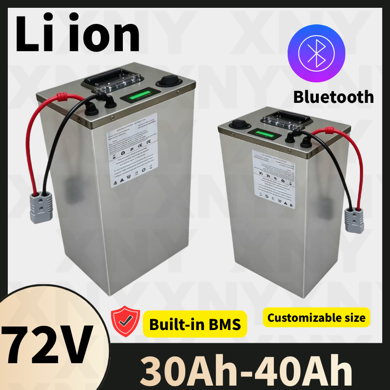 แบตเตอรี่ลิเธียมไอออน 72V 30Ah - 72V 40Ah Lifepo4 Battery Pack บทวิจารณ์และราคา